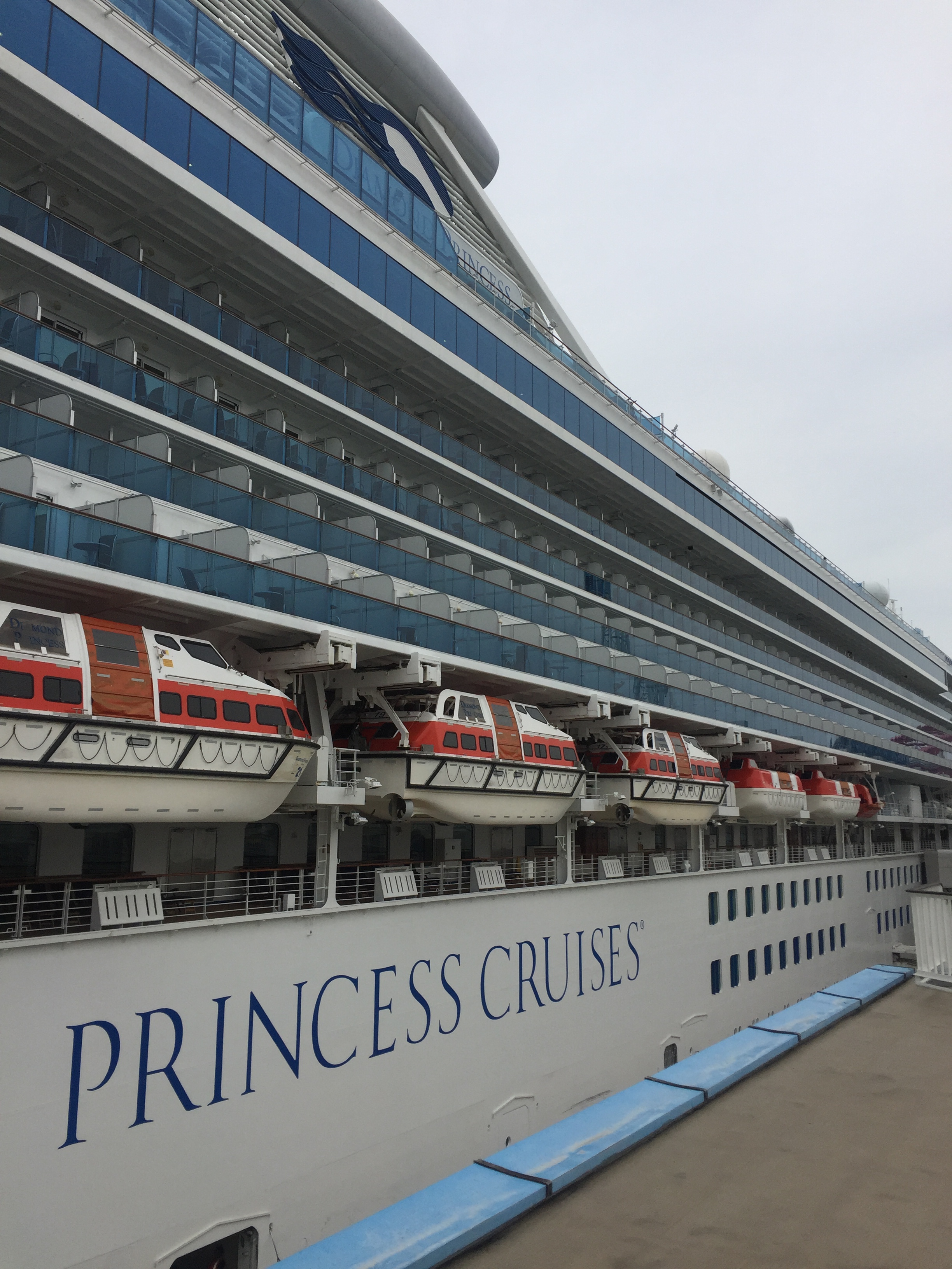 神戸にダイヤモンドプリンセス号が来たー！